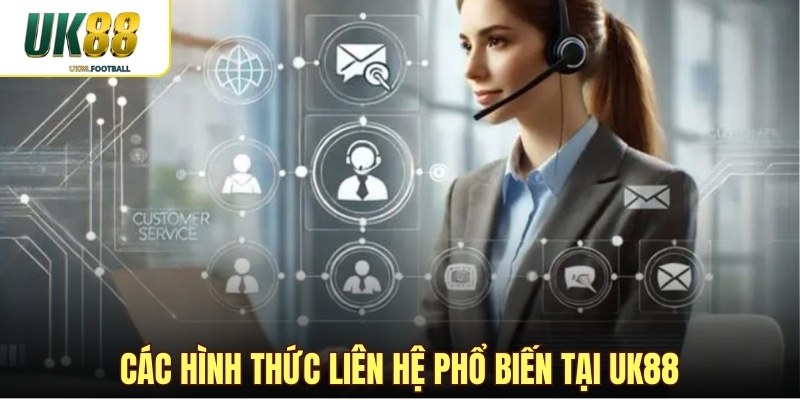 Các hình thức liên hệ phổ biến tại UK88